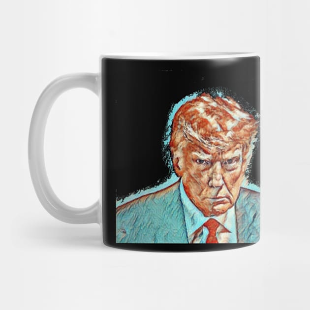 Donald Trump Mugshot by Doctor Doom's Generic Latverian Storefront